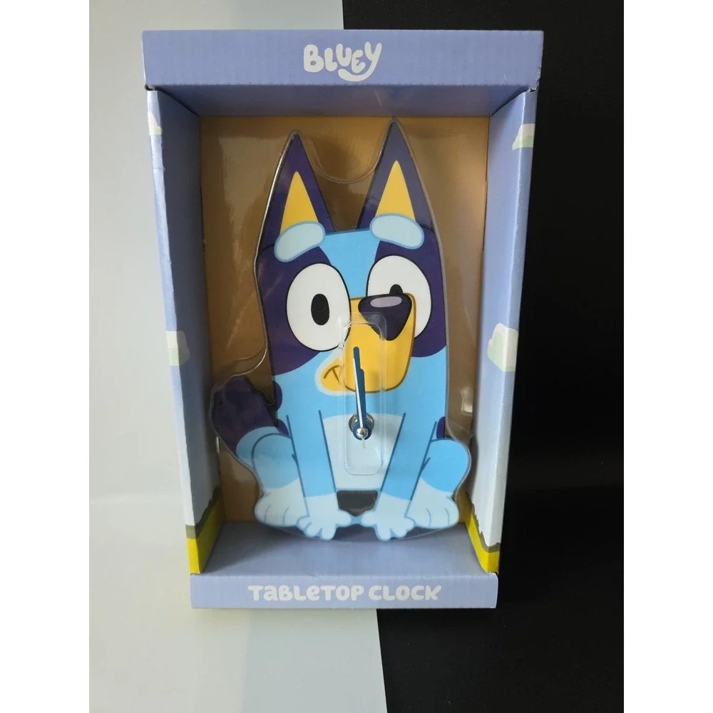 Bluey Kids Tabletop Clock Analog Display‎ New in Box Bedroom Decor